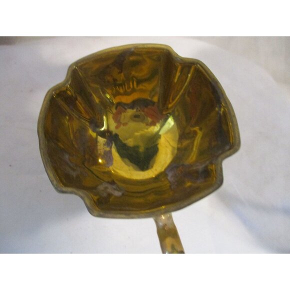 Tea‎ Cup delicate gold accents trinket jewelry earing catchall bird yellow blue - Picture 5 of 7